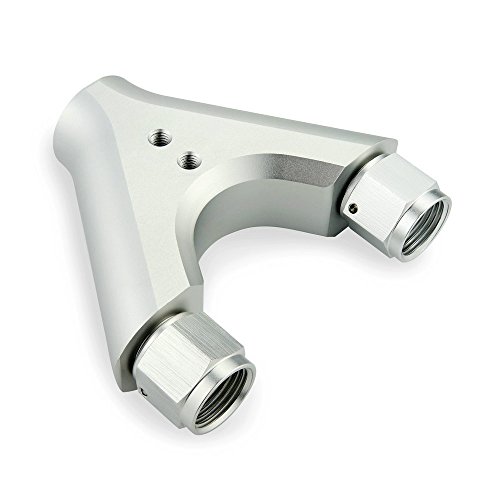 Heinmo 3L Universal 044 Aluminum Alloy Y Block Bracket Fit Dual Fuel Pump Fuel Surge Tank #TOP2