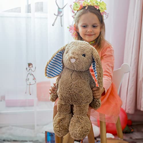 Weigedu Bunny Stuffed Animals Rabbit Plush Toys, 17.7 Inches Beige Cream #TOP5