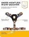 Woolly Wolf Nightless Night Dog Harness S - Hundegeschirr für kleine Hunde aus recyceltem Polyester, Perfekte Passform und Reflektoren für erhöhte Sichtbarkeit
