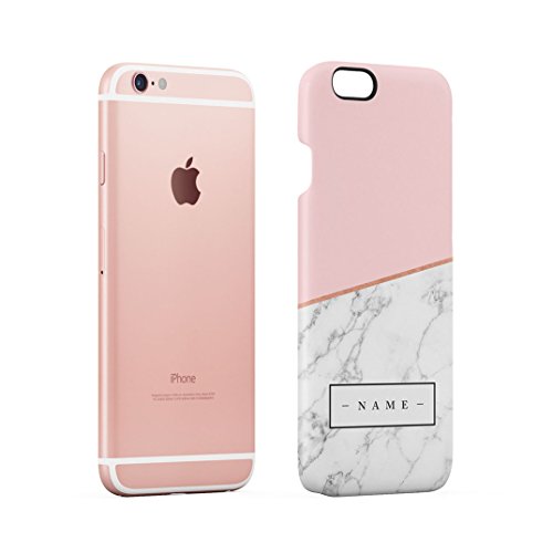 Personalizzato Custom Iniziale Name Marmo Rosa