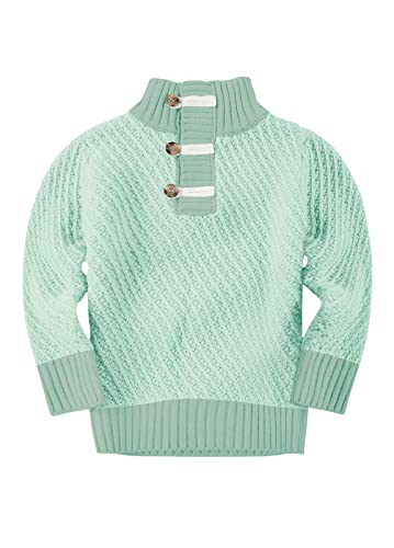 Image of Makkrom Toddler Sweater Baby Boy Girl Turtleneck Cable Knit Sweaters Long Sleeve Warm Outwear Spring Fall Winter