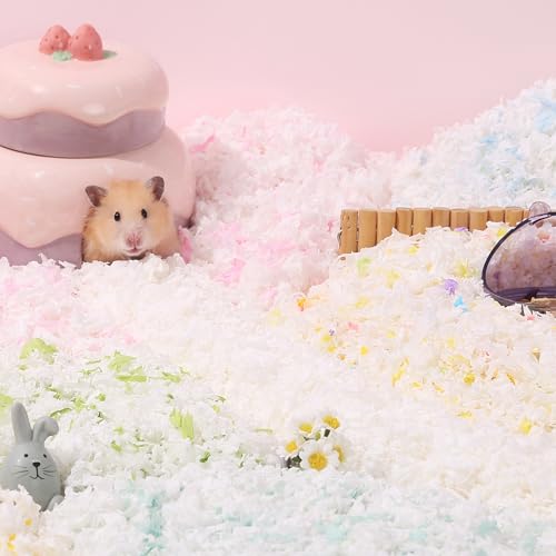 Tafit YRCZZM Dust-Free Soft Natural Paper Hamster Bedding With Odor Control, Strong Absorption, 36 Liters, For Hamster, Guinea Pig,Rabbit thumb #5