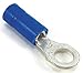 Thomas & Betts 16-14,3/8" Stud,bx 100 Ring Terminal-vinyl Insul