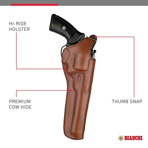 Bianchi Cyclone Belt Holster, Right Hand - Sw In Nin 6-6 1/2In Rev, Brown (1015714) #TOP1