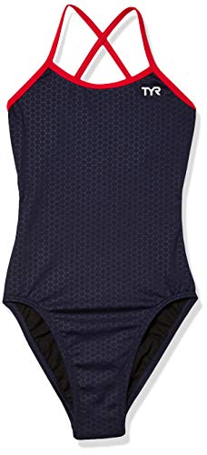 TYR Hexa Trinityfit, Navy/RED, 40