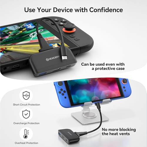 NEWDERY Switch 2 Dock, Portable TV Docking Station with 4K@60HZ HDMI by NEWDERY - Image 7