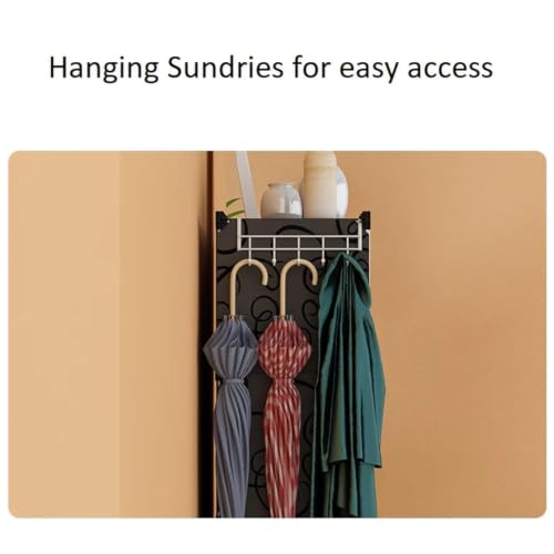 Image of Plastic Wardrobe for Kids Clothes - Professional Collapsible Wardrobe, Easy to Use Foldable Almirah, Plastic Cupboard for Kids for Home (Green-S3, 6 + 2 Door) (4 Door)