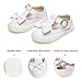 Felix & Flora Toddler/Little Kid Girls Running Shoes Sneakers Princess Fashion Casual Sports Shoes(White,6 Toddler)