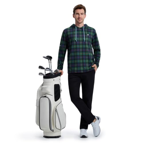 Image of M MAELREG Hoodies for Men Golf Fleece Hooded Sweatshirts Dry Fit Athletic Lightweight Casual Midlayer Mens Hoodies Pullover