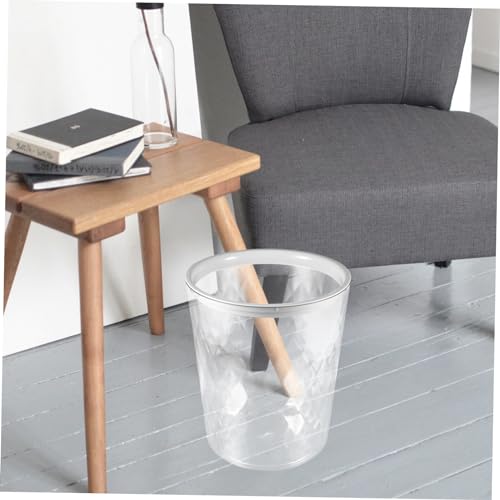 Caneca de basura rectangular transparente de PET 1 ml miniatura 5