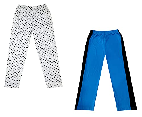 Image of indi weaves Boys and Girls Cotton Solid and Printed Pyjama /Pant /Trackpants