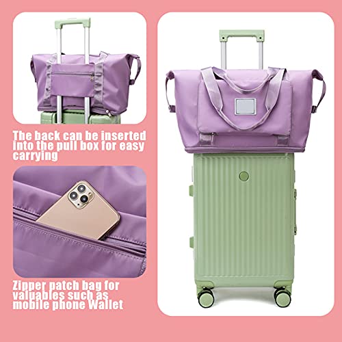 TaoHaoHuo Opvouwbare plunjezak voor reizen gym sport yoga, waterdichte draagtas draagtas met grote capaciteit… - Image 5