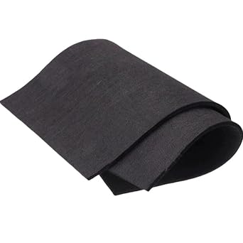 Hydrophilic Graphite Felt for Flow Electrodes - PAN Based Carbon Felt with 90% Porosity 1pcs2mmx100x100mm