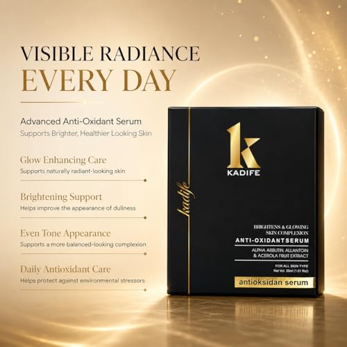 Image of KADIFE Anti Oxidant Face Serum with Alpha Arbutin, Allantoin & Acerola Fruit Extract | Dark Spot Corrector & Skin Brightening Serum for Hyperpigmentation, Uneven Skin Tone & Glow | 30ml