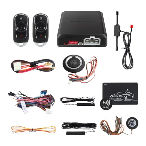 Sistema de alarma de coche EASYGUARD EC002-bu PKE botón de arranque y contraseña