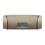 Sony SRS-XB43 EXTRA BASS Wireless Bluetooth Powerful Portable Speaker, IP67 Waterproof & Durable for Home, Outdoor, and Travel, 24 Hour Battery, Party Lights, USB Type-C, and Speakerphone, Taupe