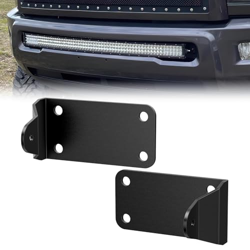 Image of Nilight Front Lower Hidden Bumper Mounting Brackets for 40inch Single Double Row Curved LED Light Bar Compatible with 2010-2020 Dodge Ram 2500 3500
