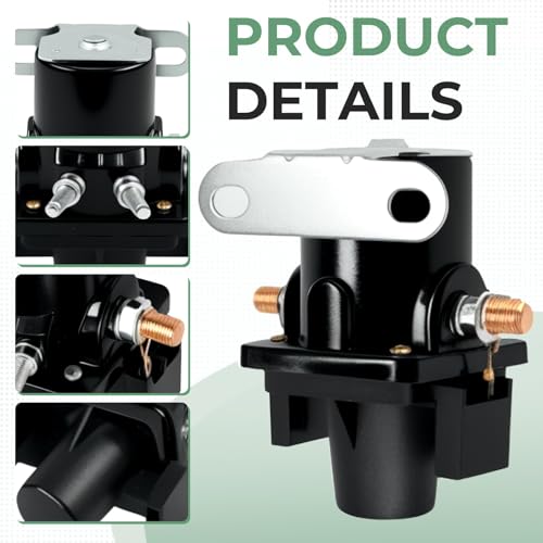 Upgraded 12V 100A Battery Disconnect Relay Compatible with Intellitec 0100055000 01-00055-000 RV Battery Disconnect Solenoid with Fuses and Screws by Donpida - Image 3