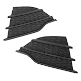 HECASA Front Fog Light Hole Cover Set Compatible with 2013-2016 Ford Escape Replacement for CJ5Z17E810AA CJ5Z17E811AA FO1039124 FO1038124 Bumper Grille Insert Driver & Passenger Side
