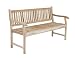 Produktbild MSZ Design Gartenbank Hemingway 3-sitzig mit Armlehne aus Teak