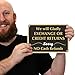 SmartSign “We Will Gladly Exchange Or Credit Returns, Sorry No Cash Refunds” Store Policy Metal Sign, 7 x 10 inch, 40 mil Laminated Rustproof Aluminum, Black, White and Gold, Made in USA
