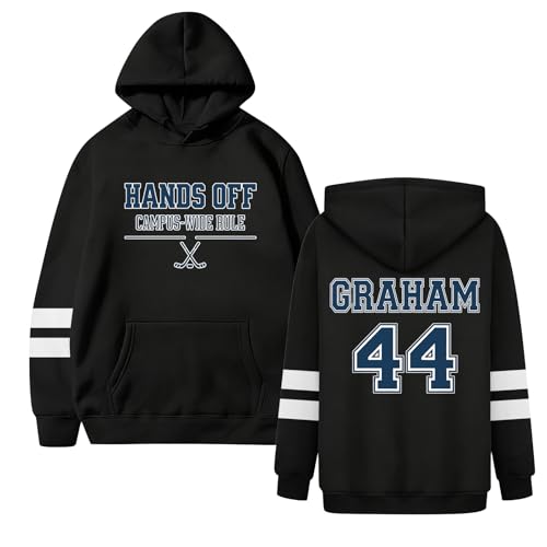 BCGQVZES Off in Campus Merch Sweatshirt,Unisex Briar University Merch Hockey Hoodies,Hockey Romance Campus Apparel Fan Hoodie,3X-Large,01-Navy