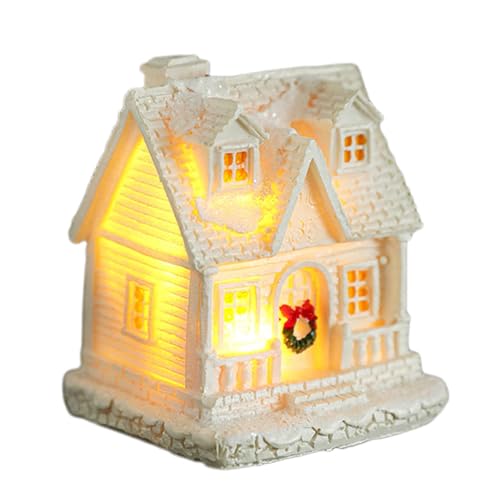 Decoração de casa pequena de Natal,Decoração de casa em miniatura de Natal | Decoração de casinha de
