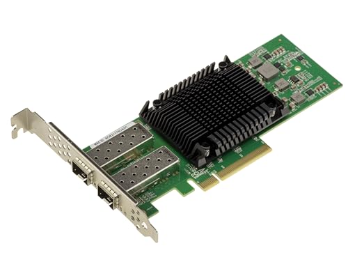 Kalea-Informatique - Tarjeta controladora PCIe 4.0 x8, Red LAN Ethernet de 2 Puertos, 25G, SFP28, con chipset Intel E810