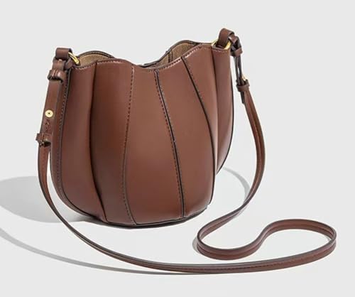 2 Pcs Slouchy Bucket Hobo Bags Women Trendy PU Leather Underarm Shoulder Bag Crescent Crossbody Purse Tote Handbag 20254