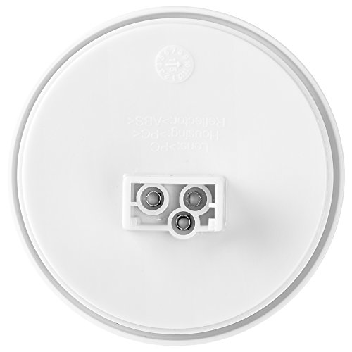 Lumitronics Rv Halo Led 4" Sealed Round Stop/Turn/Tail Lights (Red Pair) #TOP4