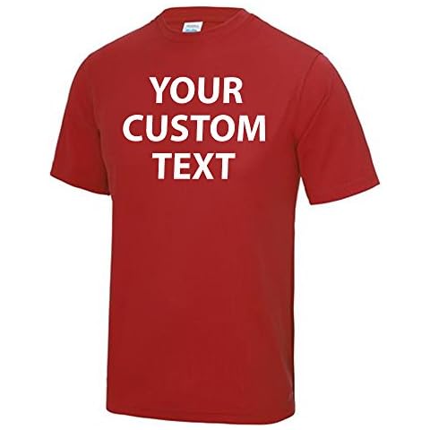 Star and Stripes Custom Fire-Red Personalised T Shirt Cover