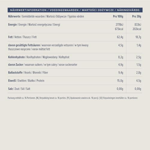 by Amazon Haselnuss kerne, geröstet, ungesalzen, 500g