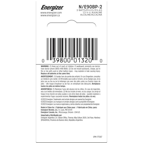 Energizer N Batteries, 2 Pack - image 8
