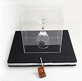 SUMAG Glass Breaking Tray Pro Remote Control with Organic Glass Cover Magic Tricks Mentalism Stage Illusion Gimmick