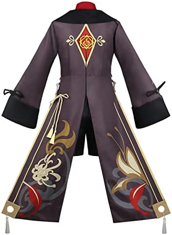 TMSREBU Hu Tao Cosplay Costume Halloween Outfit with Hat for Women