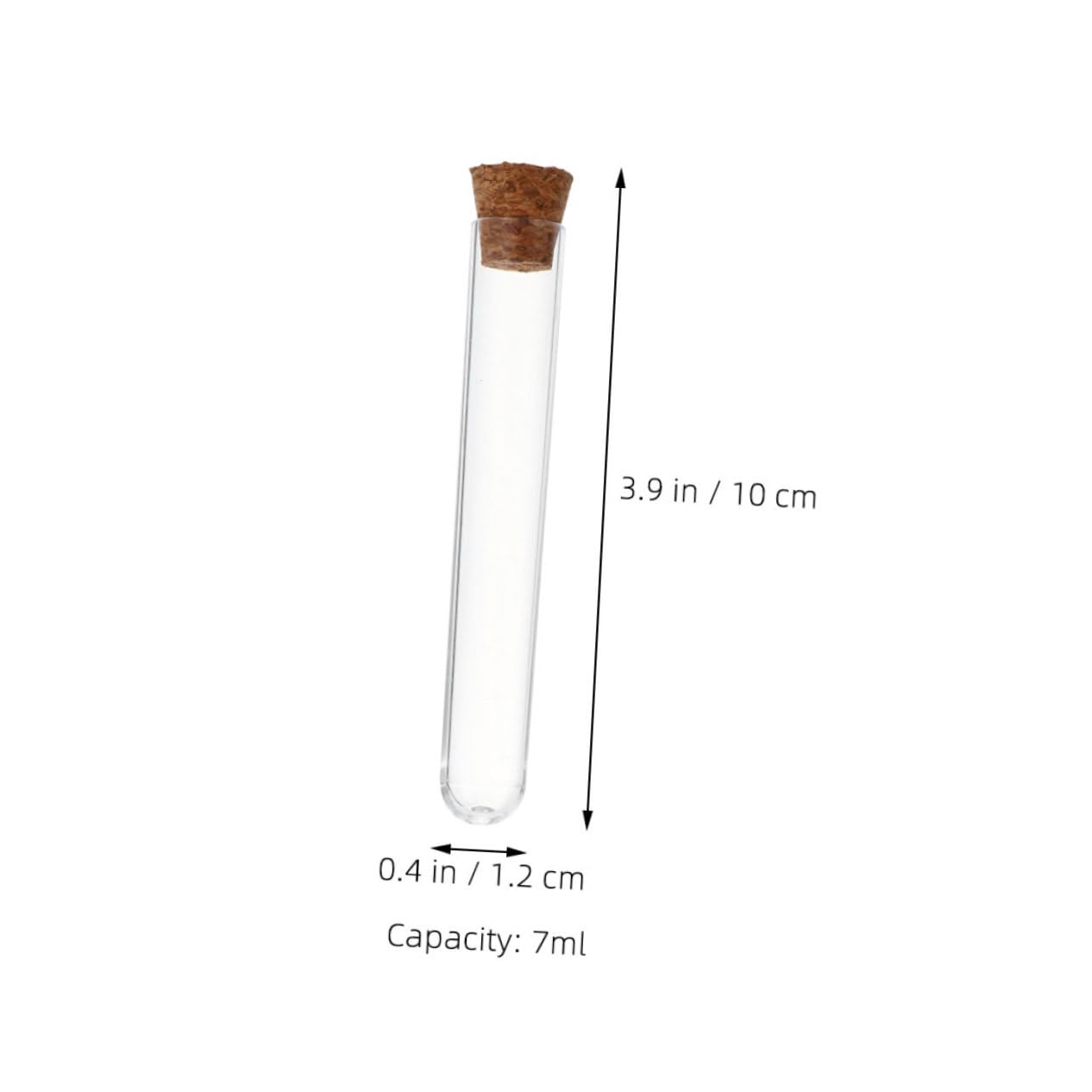 OSOLADY 36 Pcs Wooden Plug Test Tube Portable Storage Tube Storage Tube for Candy Test Tube for Scientific Experiment Candy Tubes Portable Test Tube Test Tubes Plastic Tubes with Caps Cork