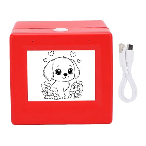 Image of Portable AI Sticker Printer, AI Voice Instant Thermal Sticker Maker with Display, Custom Thermal Label Printer for Journaling, Projects & DIY Crafts, 3H Working