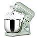 Kitchen in the box Kompakte Küchenmaschine 3,5 L, Rührmaschine & Knetmaschine mit 10 Geschwindigkeiten, Leichte Teigmaschine mit Knethaken, Rührhaken & Schneebesen, ideal für kleine Küchen, Grün