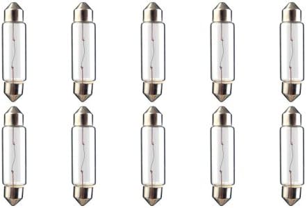 CEC Industries FT2405X Xenon Festoon Bulbs, 24 V, 5 W, SV8.5-8 Base, T-3.25 shape (Box of 10)