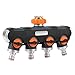 Produktbild FIXKIT 4-Wege-Verteiler: 3/4" und 1/2" Wasser Verteiler mit Wasserhahn Adapter zu Garten Bewässerungsuhr &Gartenschlauch,Wasserdurchfluss regulier- und absperrbar