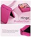 Vihibii for Motorola Razr 2025 Case Slim with Hinge Protection & Front Screen Protector, Slim Thin Stylish Non-Slip Texture Sturdy Full Body Protective Phone Cover Case for Moto Razr 5G 2025, Hot Pink