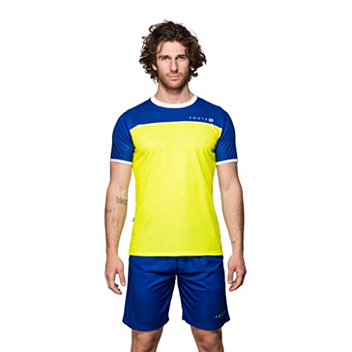 Ensemble padel homme Footex t-shirt et short respirant fabriqué en Italie pour le sport