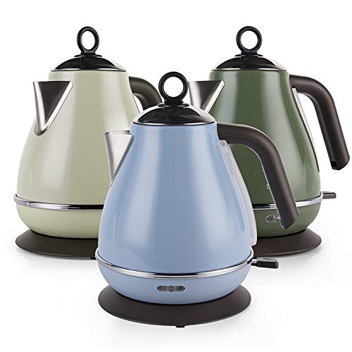 Tetera eléctrica de acero inoxidable doble pared 1.7L miniatura 5