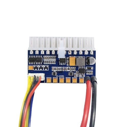 PicoPSU �P�[�u���t�� DC 12V 200���b�g 24�s�� Pico PSU ATX �}�U�[�{�[�h �~�j ITX �d�� PSU ���W���[���ɐڑ�