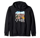 Recuerdo de Oporto Portugal / Oporto Sudadera con Capucha