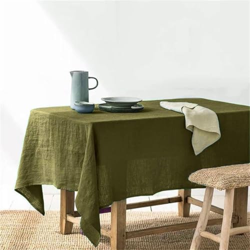 Décorations de mariage : nappe verte 90 x 140 cm pour table d'honneur