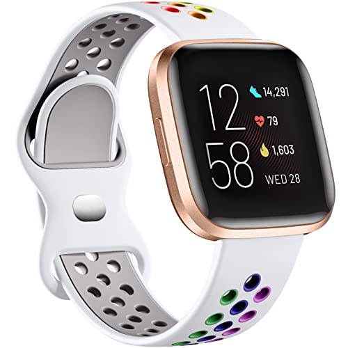 Correa Dirrelo Doble Color para Fitbit Versa 2/ Lite/ 3