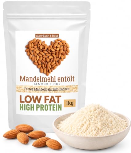 Mandelmehl entölt 1kg echtes Mandelmehl aus spanischen Mandeln