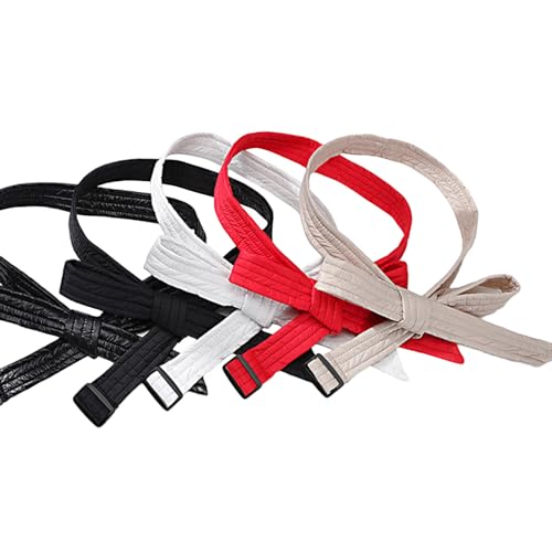 1 Piece Womens Cotton Quilted Puffer Waist Strap Wrap Around Self-Tie Sash Belt Waistband with Buckle for Jacket Coat2