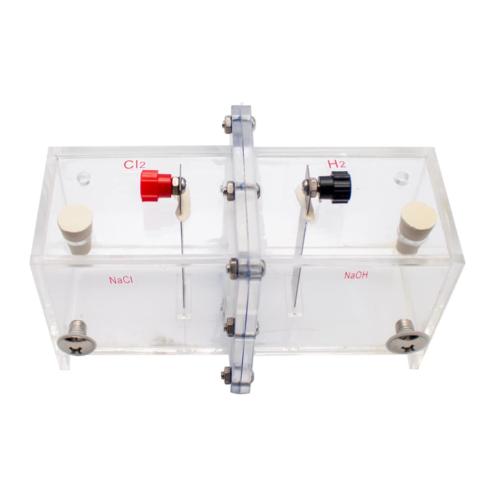 26063 Elektrolyseur Demonstrator Ionenaustauschmembran Ohne Platinelektrode Chemie Experiment Lehrgerät